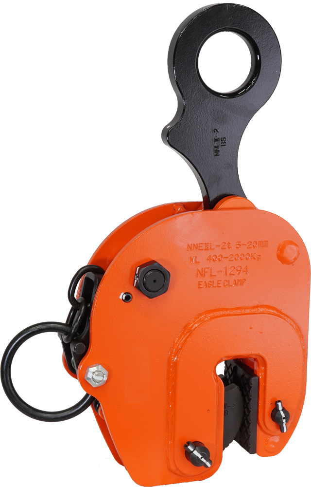 鉄鋼用クランプ 縦つり用無傷 NNEⅡL型｜イーグルクランプ株式会社 